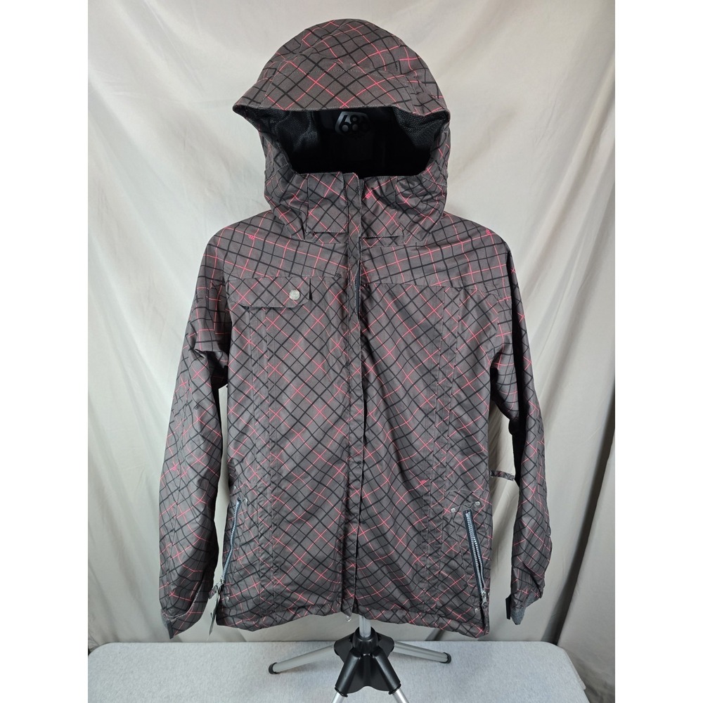 mens 686 snowboard jacketwith Zip In Liner, Size L Large, Plaid